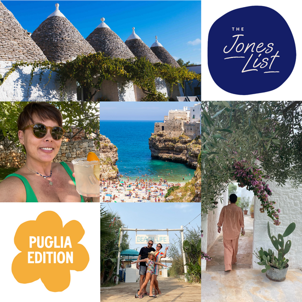 The Jones List: Puglia edition