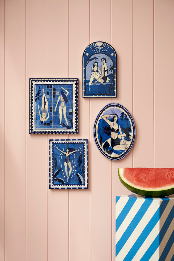 Create a bespoke gallery wall with our capiz shell wall art