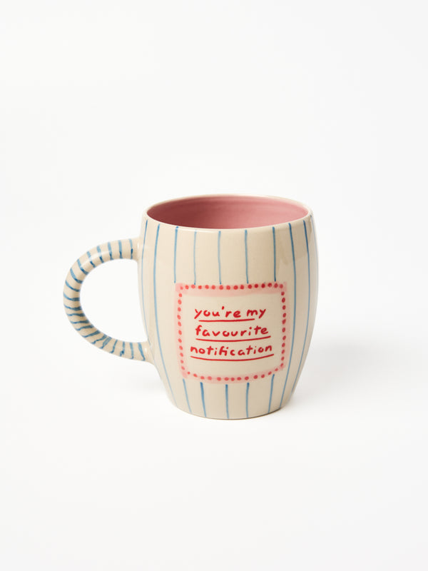 LOVE NOTES MUG NOTIFICATION