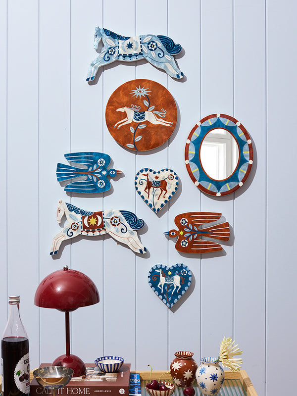 PALOMA HEART BLUE HORSE