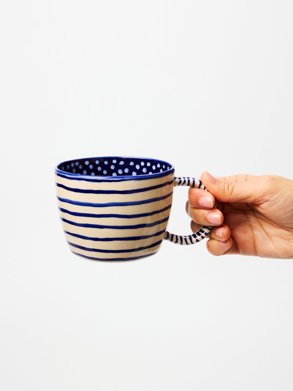 CHINO MUG NAVY LINES
