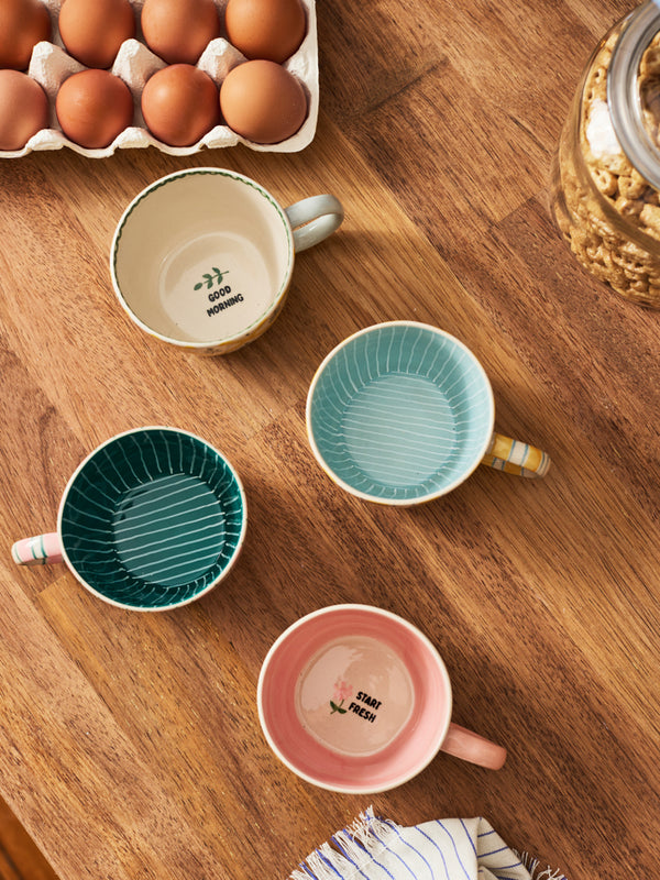 CHINO MUG TICKING PINK