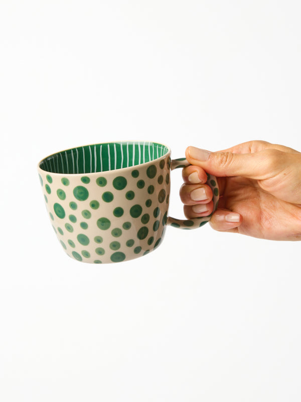 CHINO MUG GREEN SPOT