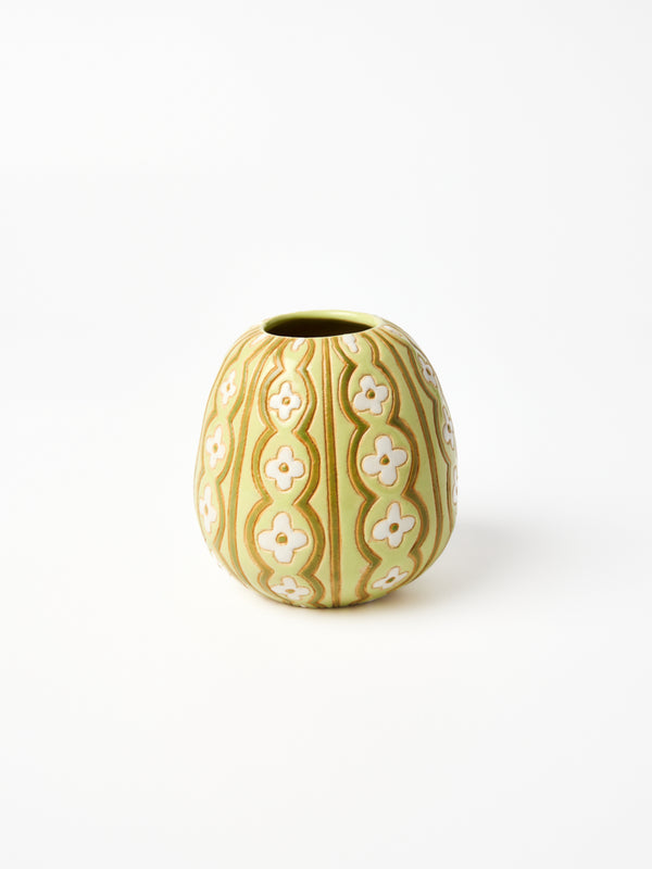 POLLEN VASE VINTAGE GREEN
