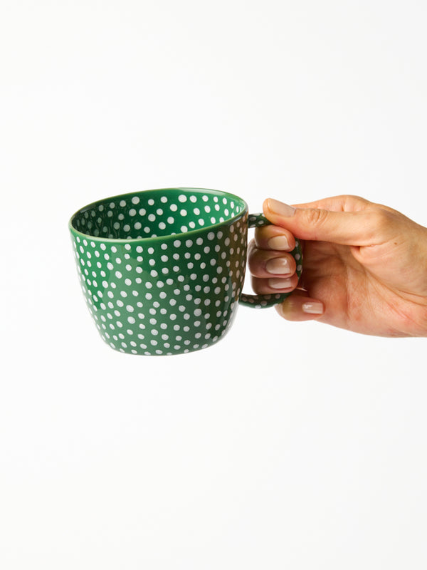CHINO MUG GREEN SPRINKLE