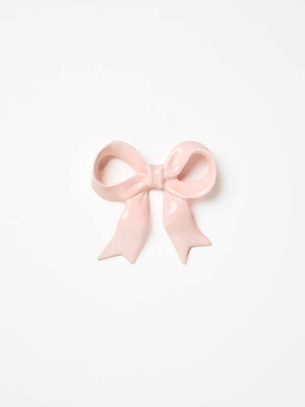 BOW WALL ART PINK