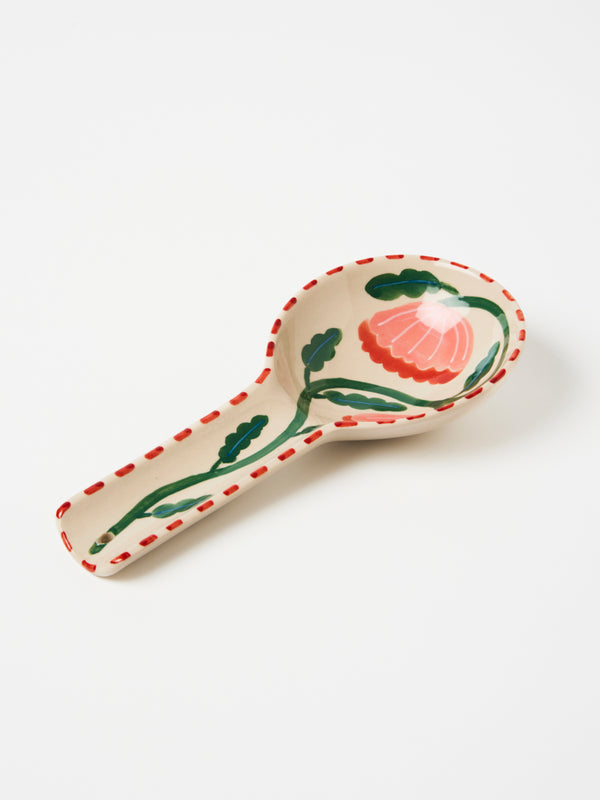 BLOOMIE PINK FLOWER SPOON REST