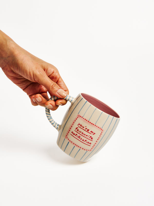 LOVE NOTES MUG NOTIFICATION