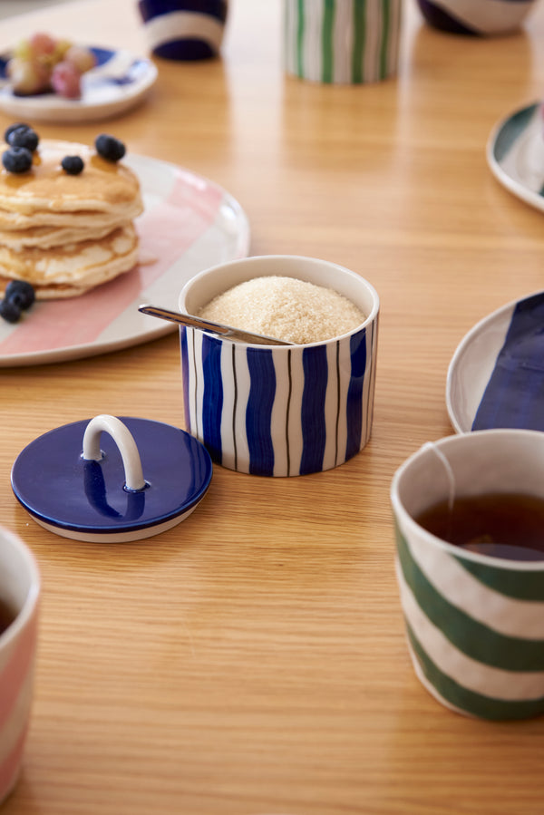 CABANA STRIPE TUMBLER GREEN