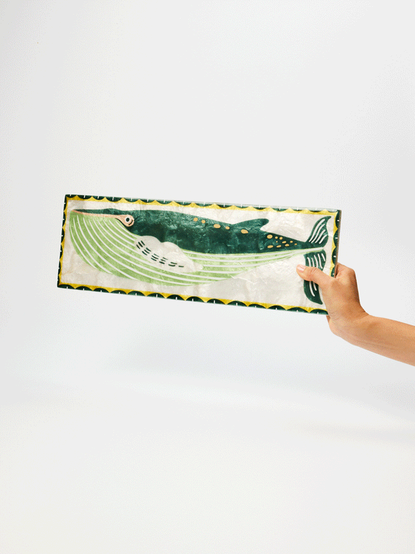 MARINER WALL ART WHALE