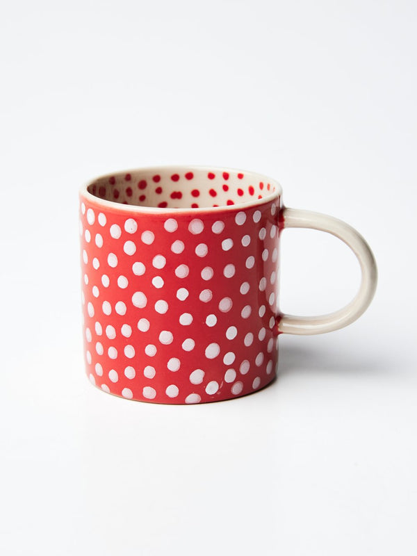 CHINO ESPRESSO CUP RED SPOT