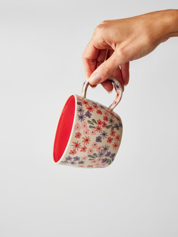 DITSY RASPBERRY MUG