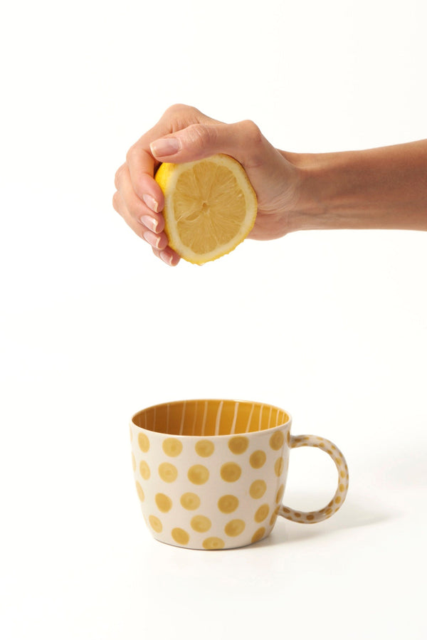 CHINO MUG MUSTARD DOT