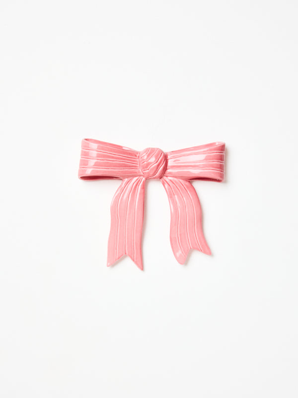 RIBBON WALL ART PINK