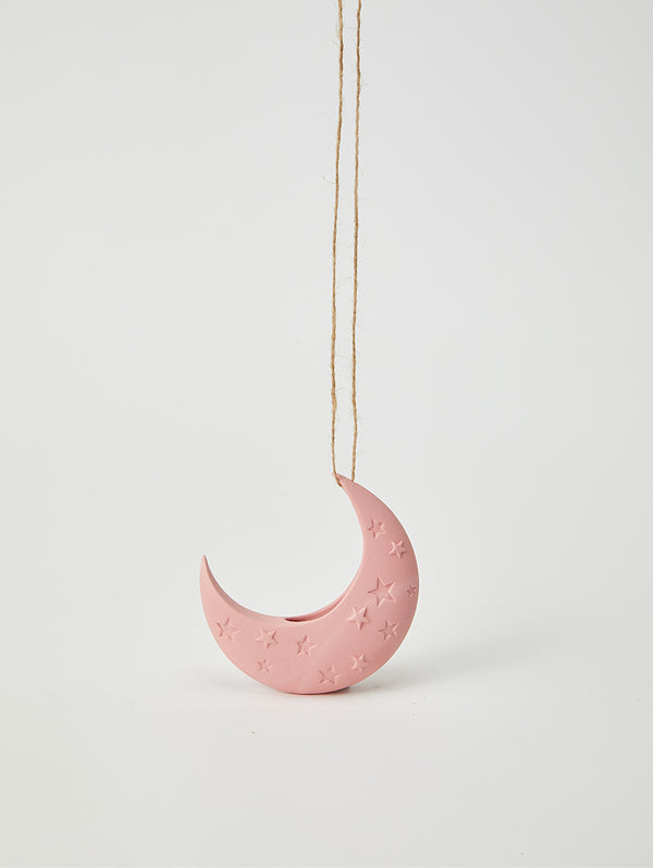 LUNA PINK HANGING VASE