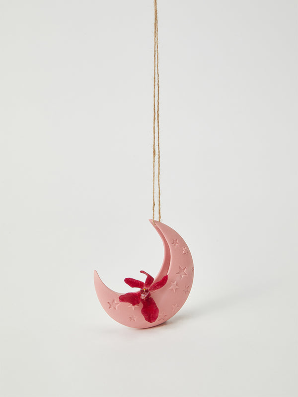 LUNA PINK HANGING VASE