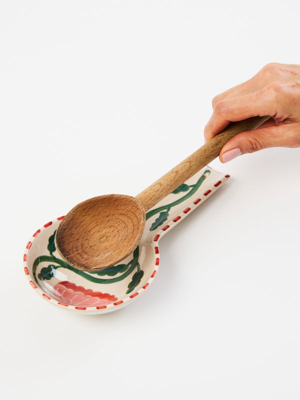 BLOOMIE PINK FLOWER SPOON REST