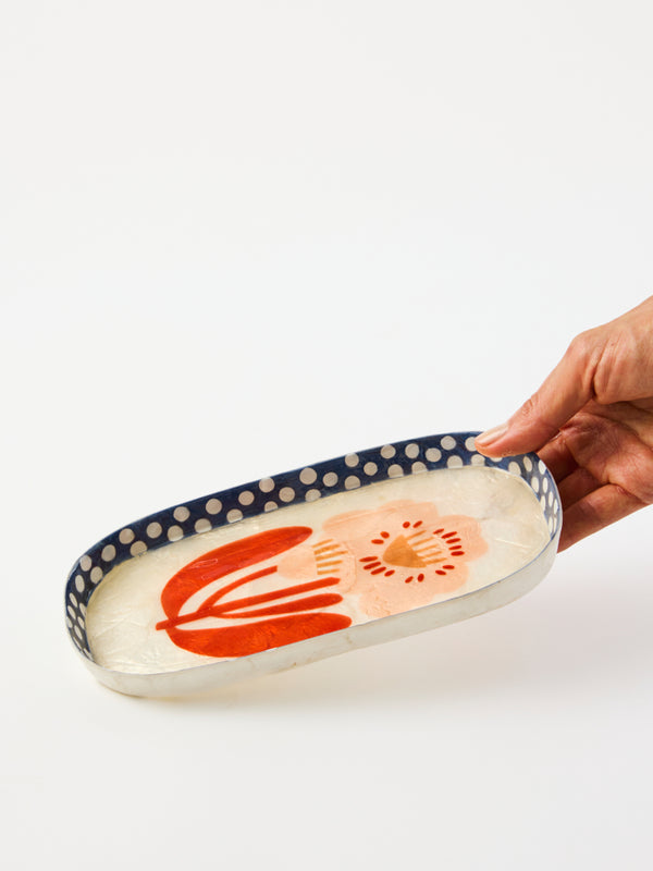 PARADIS PINK FLOWER TRAY