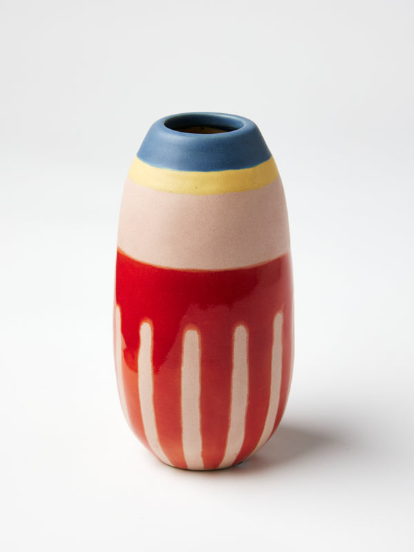 DOSE VASE RED FAN