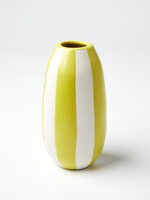 DOSE VASE CITRON STRIPE
