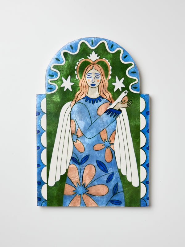 GARDIENNE ANGEL GREEN WALL ART