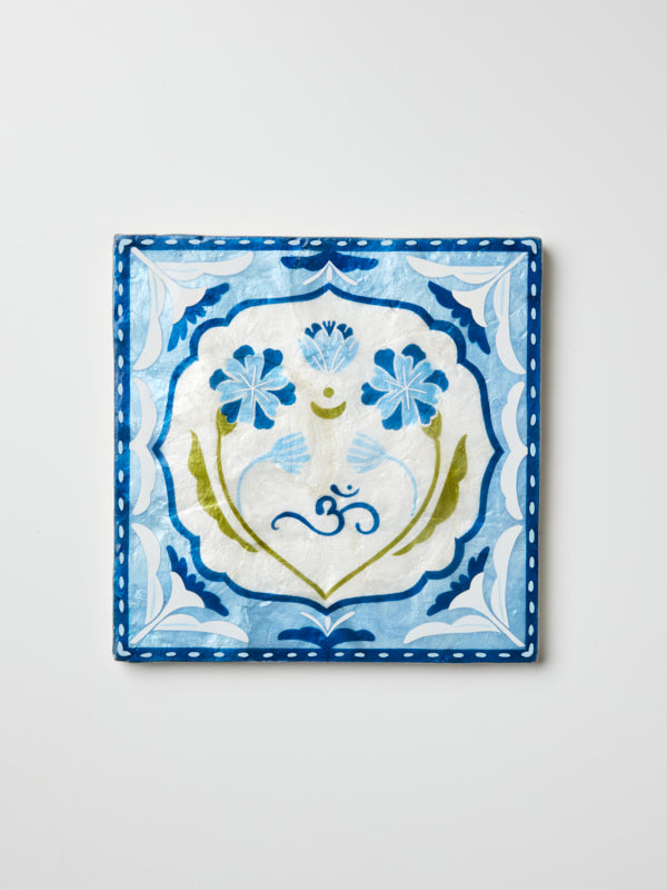 FLEUR OM BLUE WALL ART