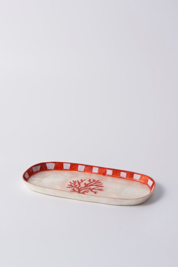 ATLANTIC CORAL TRAY RED