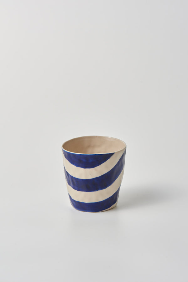 CABANA STRIPE TUMBLER BLUE