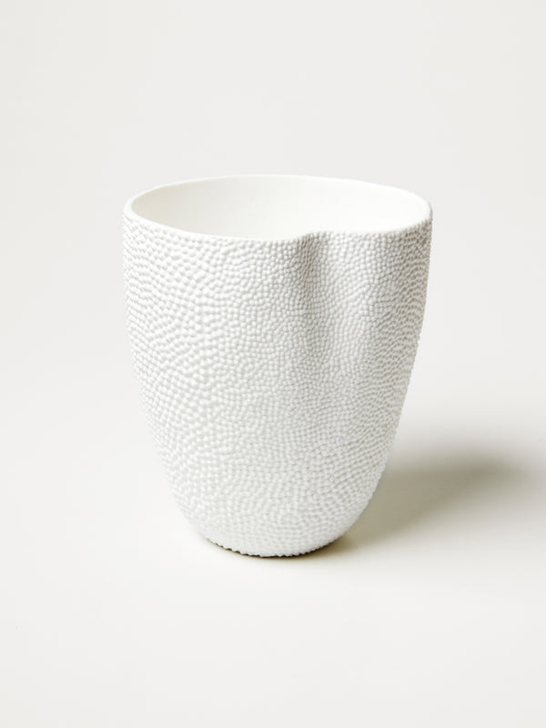 JACKFRUIT VASE WHITE