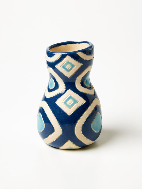 SATURDAY VASE IMPULSE BLUE