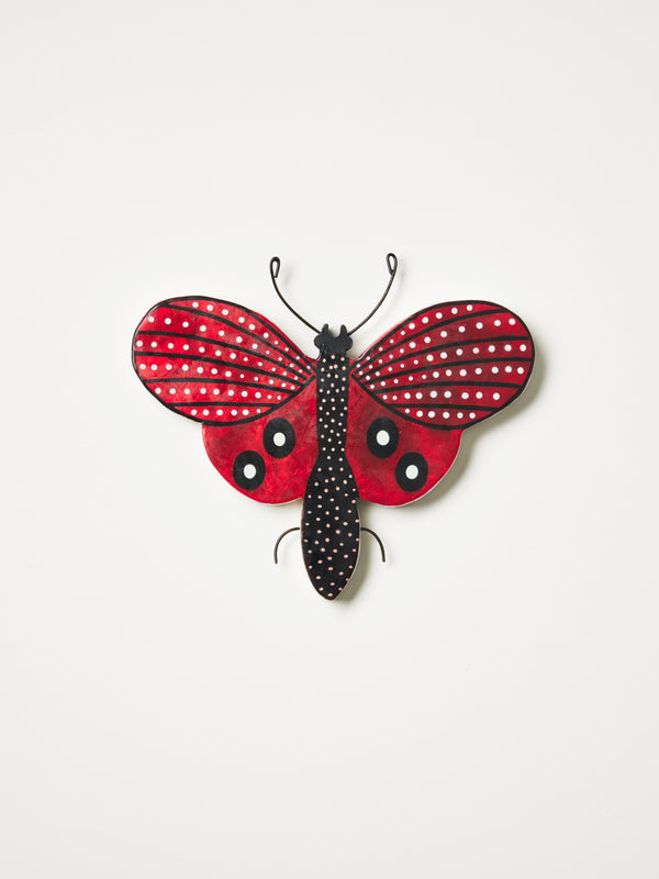 MOTH RASBERRY WALL ART