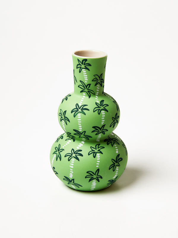 HAPPY VASE PALM TREE GREEN