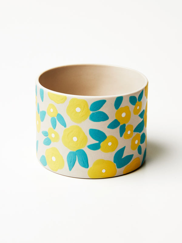 SUNBEAMS PLANTER GREEN/GOLD