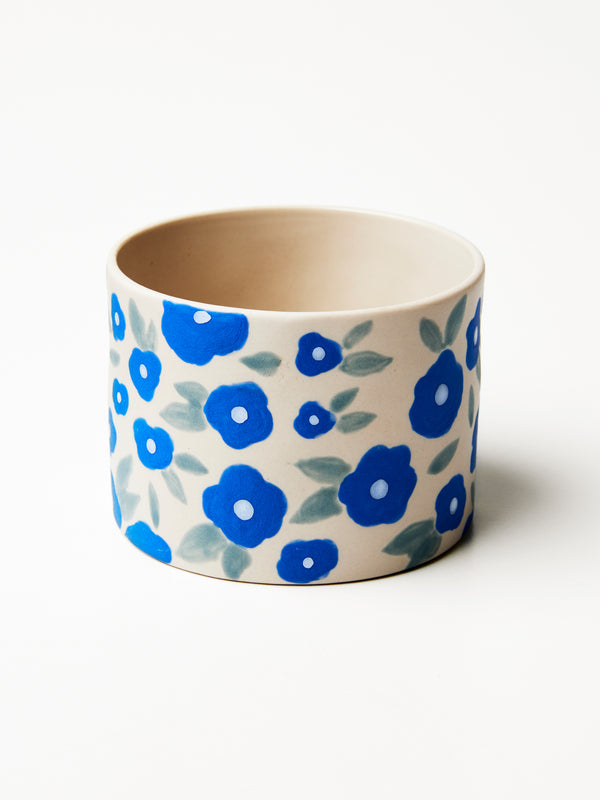 SUNBEAMS PLANTER BLUE