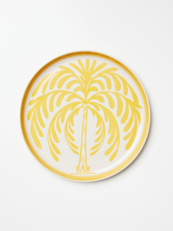 DEL SOL PALM PLATE MUSTARD