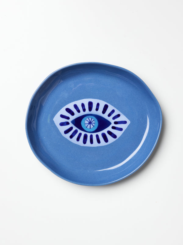EVIL EYE TRAY BLUE