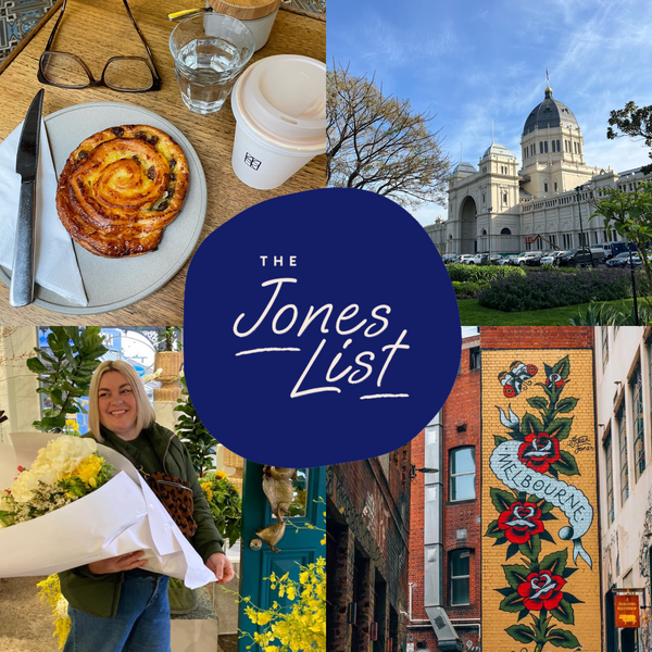 The Jones List: Melbourne Edition