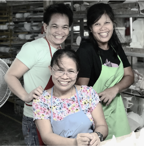 Meet the artisans who make our bone china ceramics