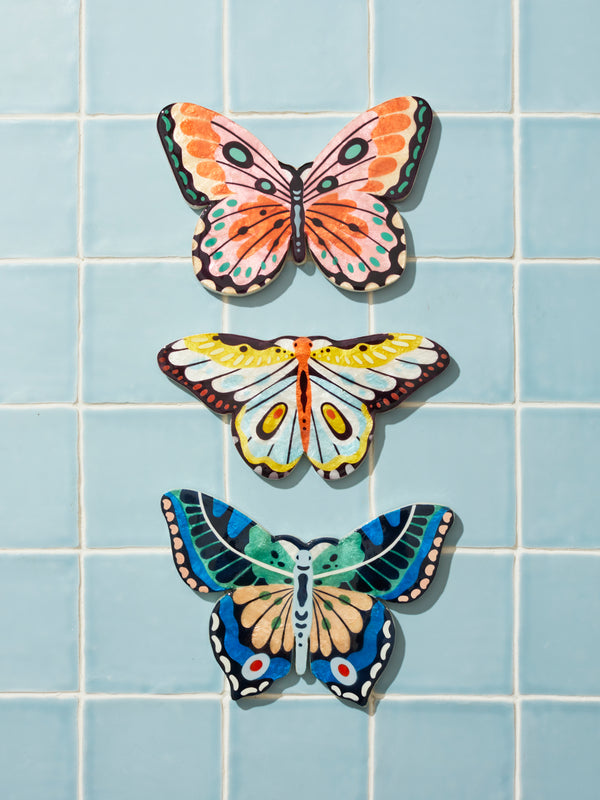 CANOPY BUTTERFLY PINK WALL ART