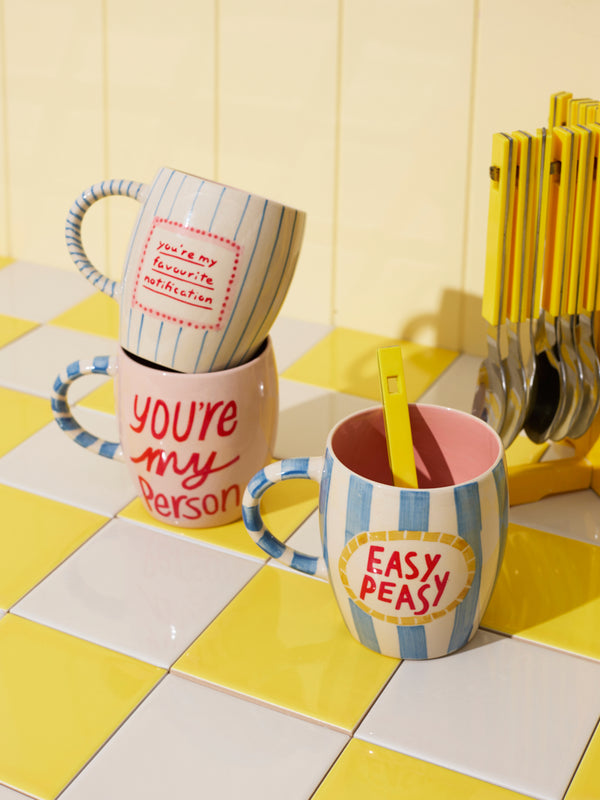 LOVE NOTES MUG LOVELY JUBBLY