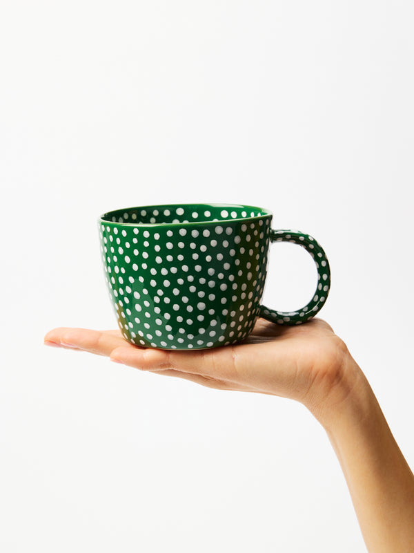 CHINO MUG GREEN SPRINKLE