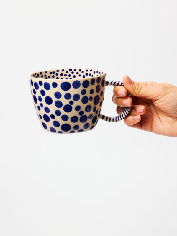 CHINO MUG NAVY SPOT