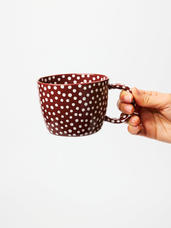 CHINO MUG MAHOGANY SPRINKLE