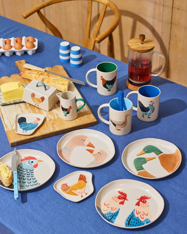 COOP BARN BLUE PLATE
