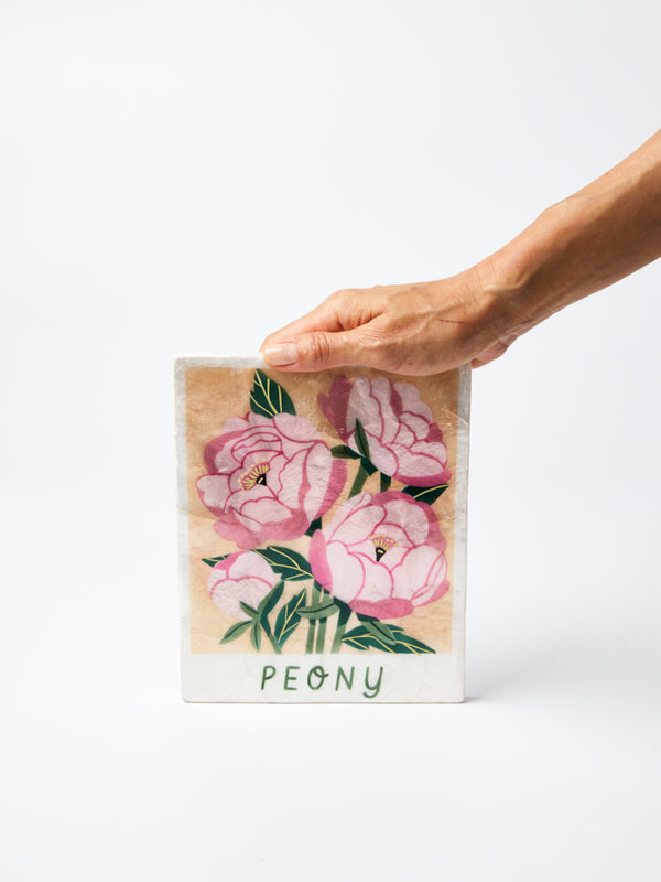 MARKET WALL ART PEONY