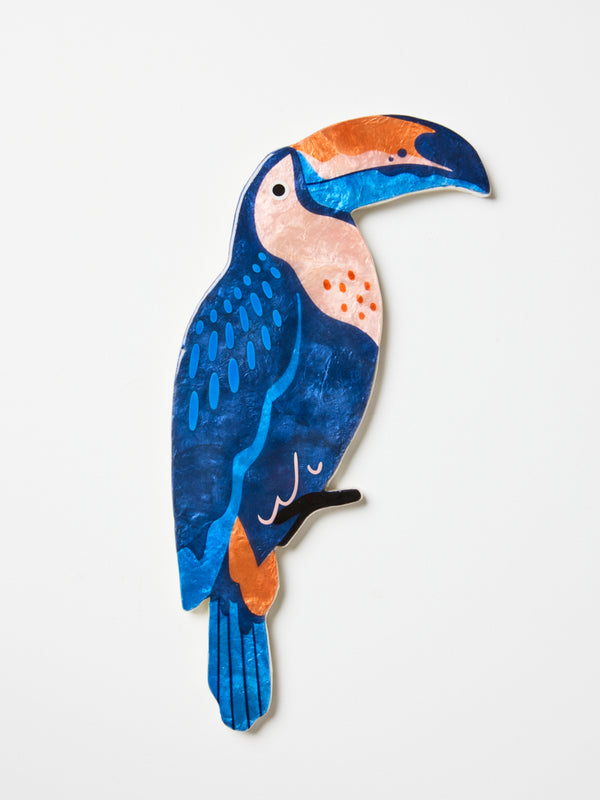 CANOPY TOUCAN NAVY WALL ART