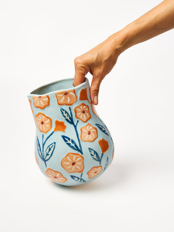 JUNIPER VASE BLUE