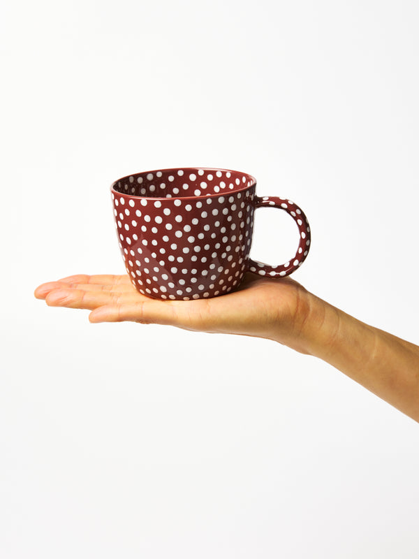 CHINO MUG MAHOGANY SPRINKLE