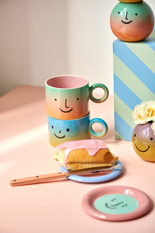 SMILEY MUG PEACH