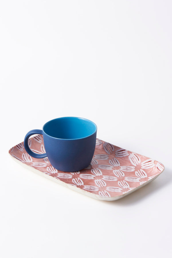 ATLANTIC PINK IKAT TRAY
